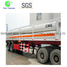 CNG Media 8 Tubes Skid 40ft Container Semi Trailer