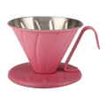 Kupfer- oder rosafarbener Kaffeetropfer