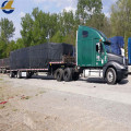 Dump trailer protective mesh net