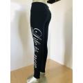 Leggings de ioga esticada feminina