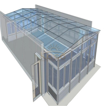 Glass Room Balcony Roof Sunroom Pvc Patio Cover