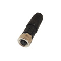 3 Pole 32V Straight M8 Female Connector