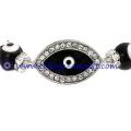 Black Evil Eye Stretch Bracelet