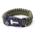 Best paracord survival bracelet with flint