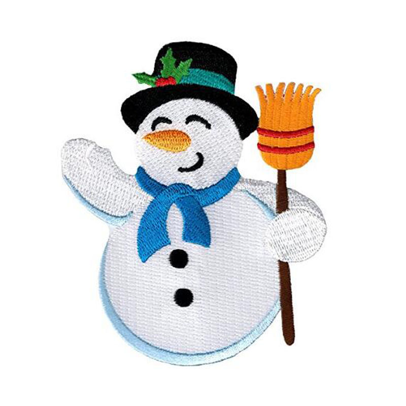 Snowman Patch Embroidered