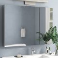 Three Doors Furniture Bathroom Storage Mirror Cabinet