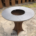 Corten Steel Fire Pit ao ar livre churrasco churrasco