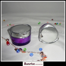 30g 50g Purple Heart Shape Acryl Creme Verpackung Glas