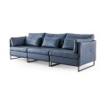 Classic Comfortable Leather Sofa for Living Room Furniture