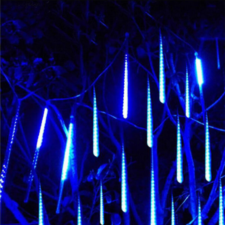 blue led icicle light