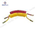 Colorful air conveying PU coil hose pipe