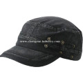 Venta caliente moda jeans lavan angustiado gorra militar