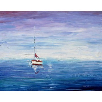 Home Decor Wholesale Seascape Oil Paintings on Canvas (KVS-012)