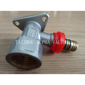 Brass Th Press Fitting - Wall-Plated Female Elbow (a. 7034)