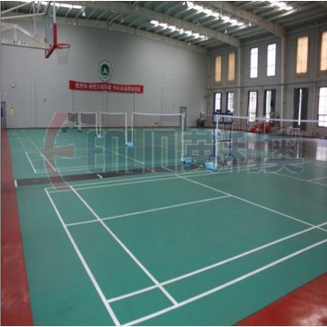 BWF PVC Sports flooring for Badmintion match use