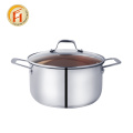 7 piece stainless steel non-stick cooking pot set