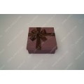 Ribbon bow purple cosmetic box