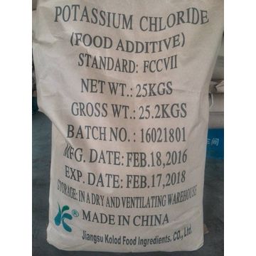 FCC standard 60mesh Potassium chloride food grade