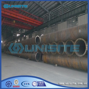 Round carbon spiral weld steel pipe