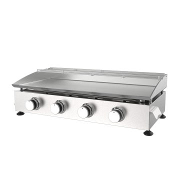 Four Burner Stainless Steel Gas Plancha