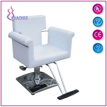 Hydraulic barber chair with minimalist design