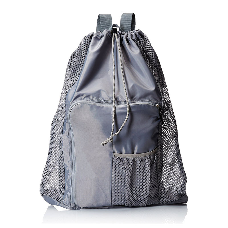 Grey Mesh Equipment Bag