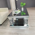 modern home furniture mirrored coffee table