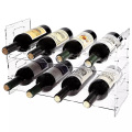 Acrylic bottle display rack wine bottle display shelf