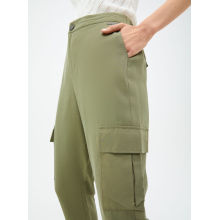 Pantalones casuales de mujer verde personalizado