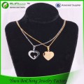 Love Symbol Gold and Sliver Sweet Couple Pendant