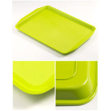 Assiette plate en plastique ABS PP