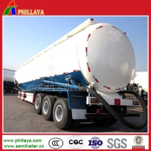 30cbm-100cbm Tri-essieux en vrac Silo ciment pétrolier pour camion-remorque