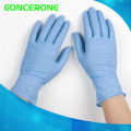 Gants d&#39;examen en nitrile jetables de haute qualité avec couleur bleue