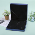 Blue Leather Jewelry Box