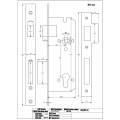 Door Metel Mortise Lock