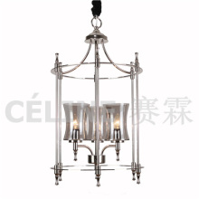 Glass Pendant Light with Nickel Plating (SL2247-3)