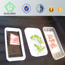 Meat & Poultry Display Absorbent Disposable Plastic Compartment Tray with Lid