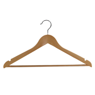 High Quality Natural Colour wood Coat Hanger