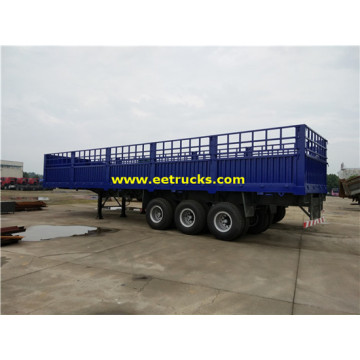 3 Achse 30ton Box Cargo Semi Trailers