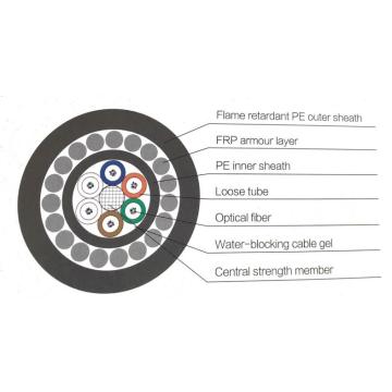 FRParmored Self-Supporting Optical Fiber Cable