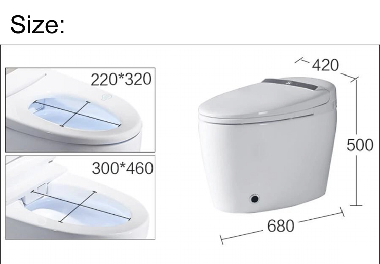 New Automatic Functions Intelligent Electric Toilet