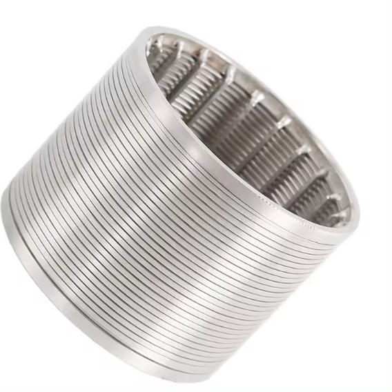 25 micron cylinder slotted sieve stainless steel screen pipe johnson tube Wedge wire screen 25 micron cylinder slotted sieve stainless steel screen pipe johnson tube Wedge wire screen