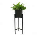 Flower Shop Display Rack Living Room Black Tall Planter Shelf Stand Artificial Small Wholesale Iron Metal Flower Pots