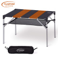 Mesa plegable de aluminio al aire libre para escalar picnic