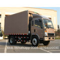 4.2m 109hp Red Color Van Truck