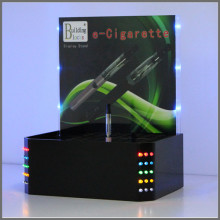 Schwarzer Acryl E Zigaretten-Display-Stand mit LED-Licht