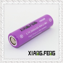 3.7V Xiangfeng 18650 2600mAh 40A Imr batería de litio recargable E Cig batería