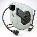 A18 portable 25M garage industrial use electric retractable power cord reel extension cable reel