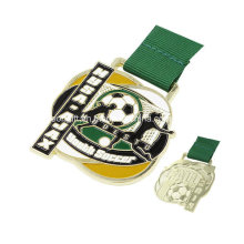 Médaille de publicité de football de sport sur mesure en métal pas cher