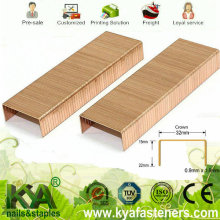 32 Series Copper Carton Closing Staples for Packaging